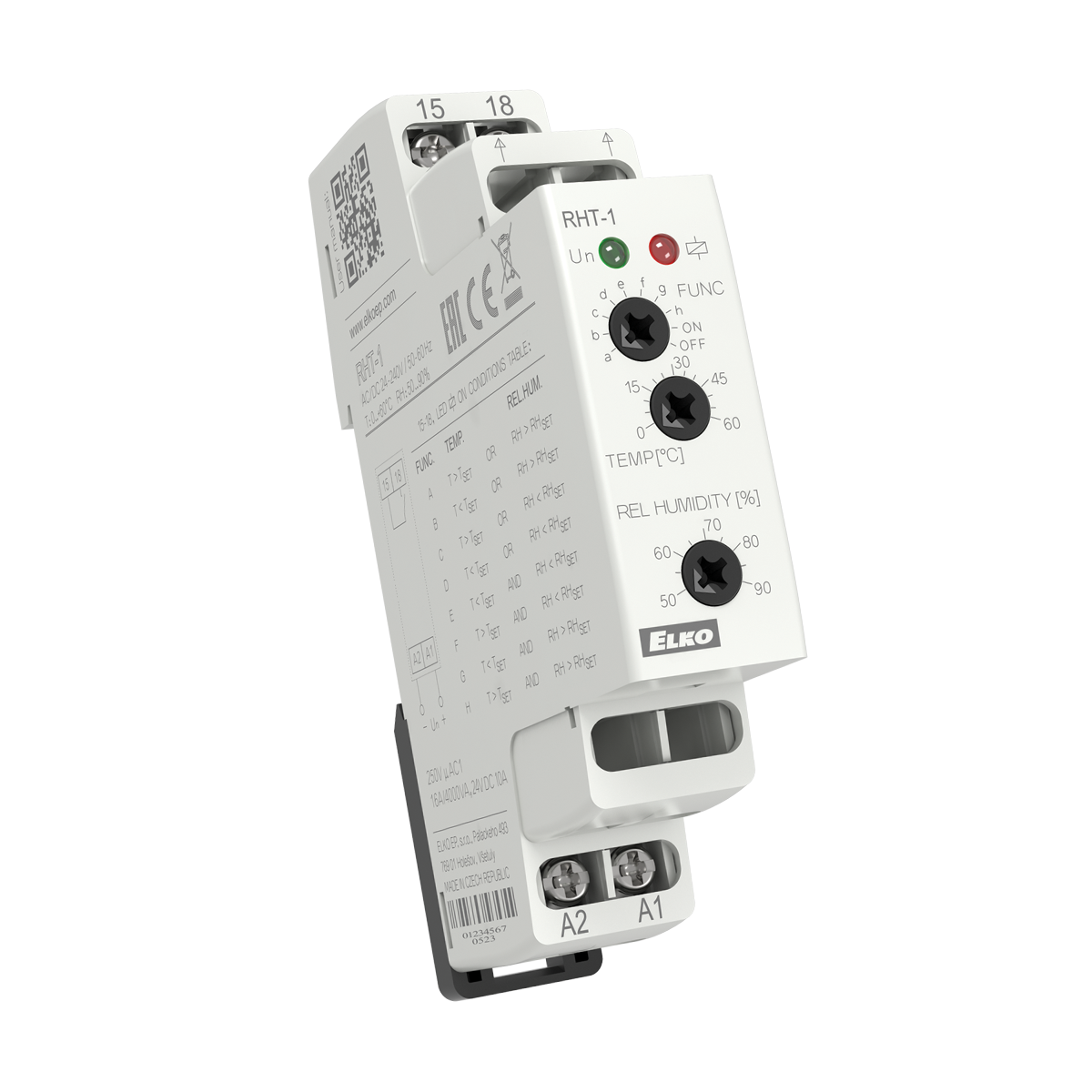 2-in-1 Thermostat Hygrostat Kontroller Alarmfunktion Tag/Nachtmodus T,  66,99 €
